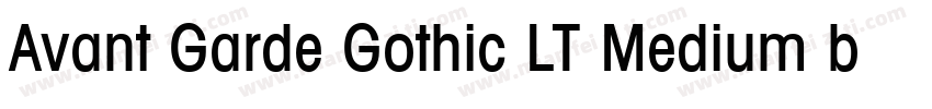 Avant Garde Gothic LT Medium blod字体转换